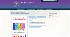 Desktop Screenshot of duxlucisbooks.com